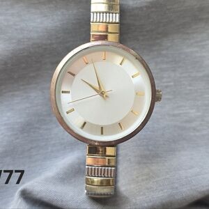 Time and Tru Two-Tone Women’s Analog Watch